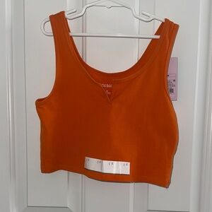 Wild Fable Bright Orange Crop Tank Top - New With Tags!